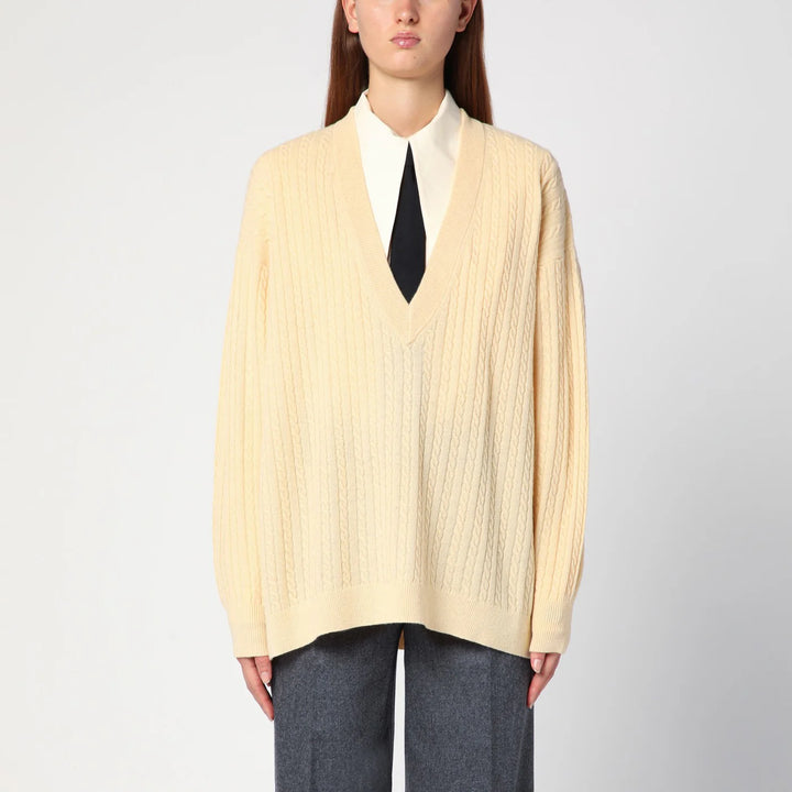 the garment - Light yellow Como over pullover