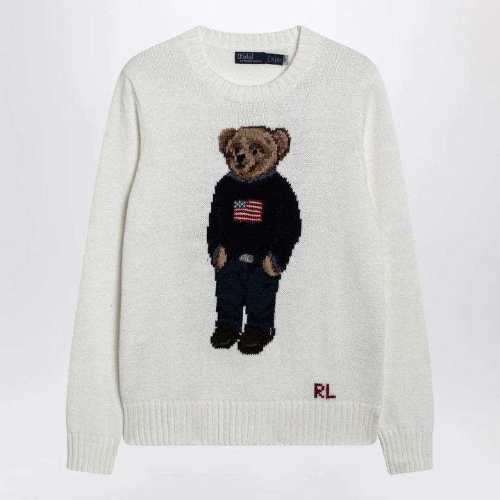 Polo Ralph Lauren - White Polo Bear sweater