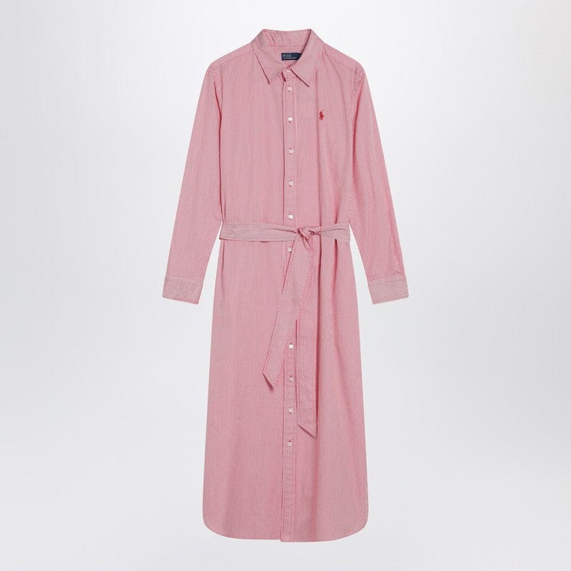 Dresses Polo Ralph Lauren - Red and white striped shirt dress - 10 US Brand