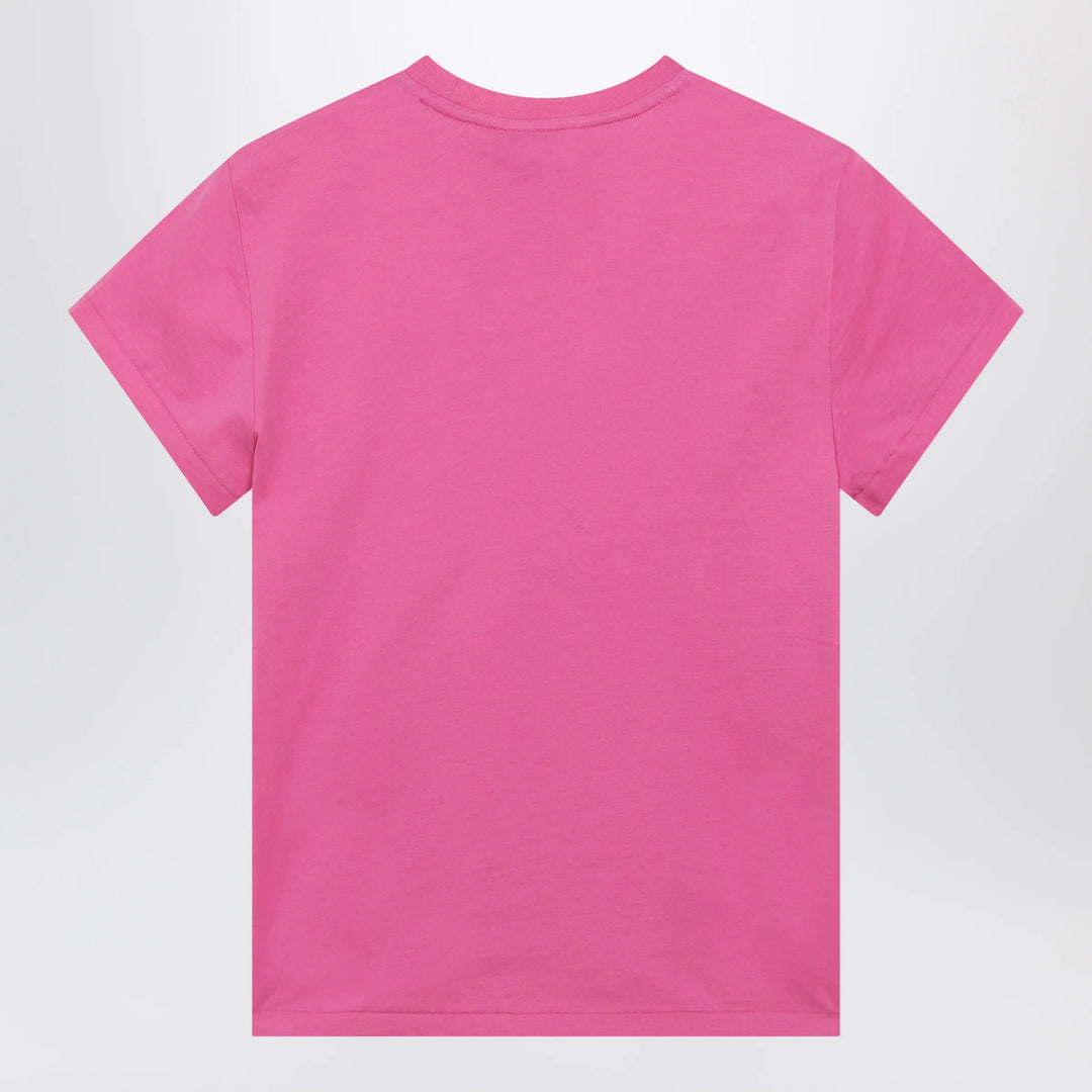 Polo Ralph Lauren - Polo Pony cotton crewneck T-shirt in accent pink