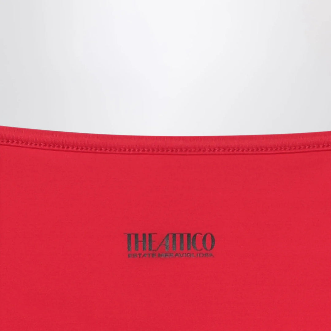 The Attico - Two-piece triangle bikini in red