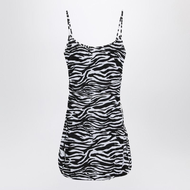 Swimwear The Attico - Zebra beach cover-up in stretch fabric - 38 IT Brand