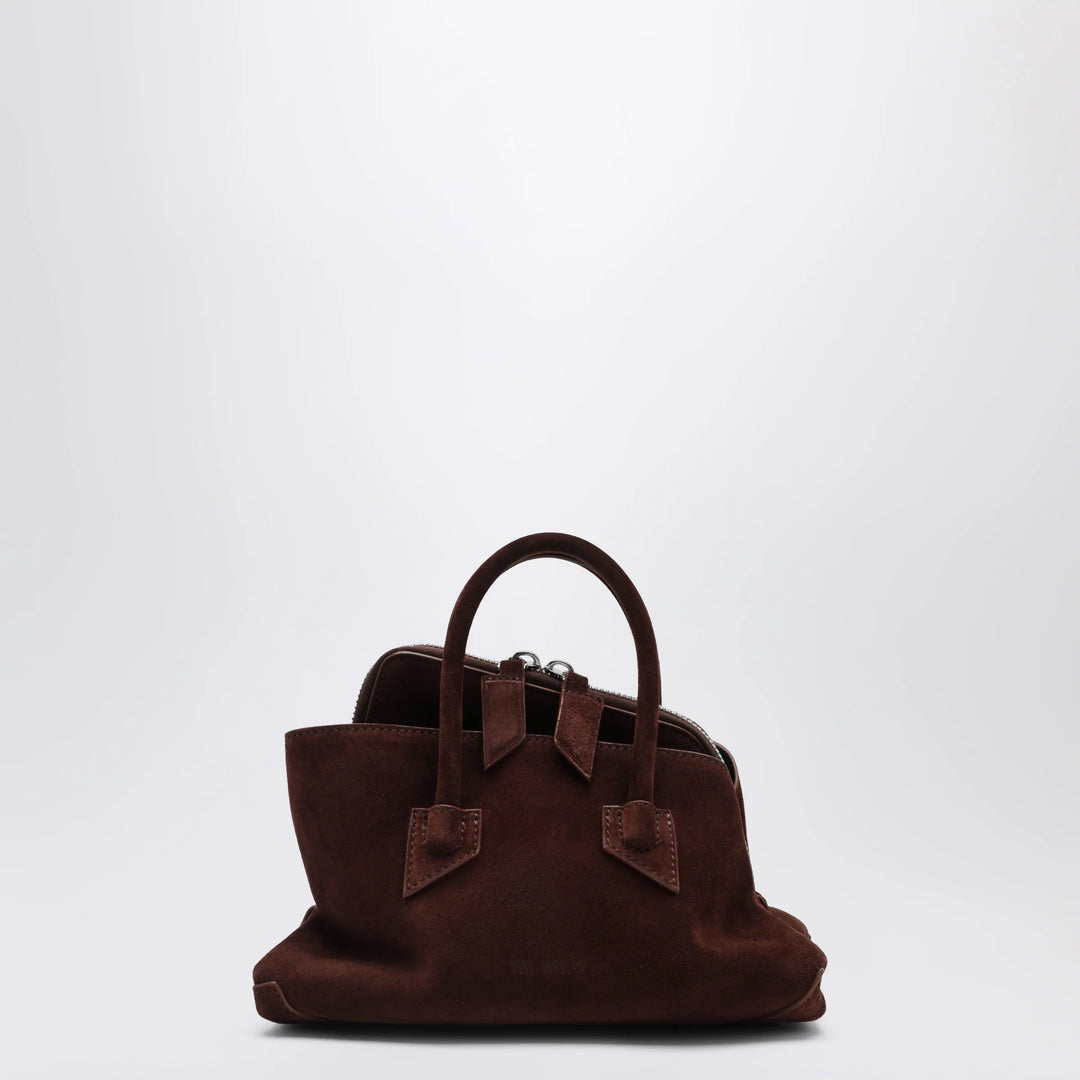The Attico - Brown suede La Passeggiata Mini bag
