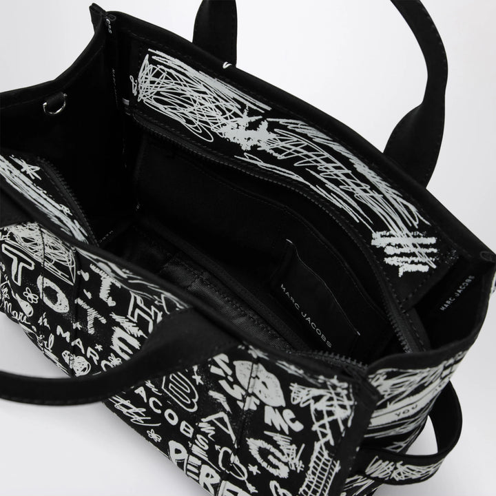 Marc Jacobs - The Tote Bag medium black with punk lettering