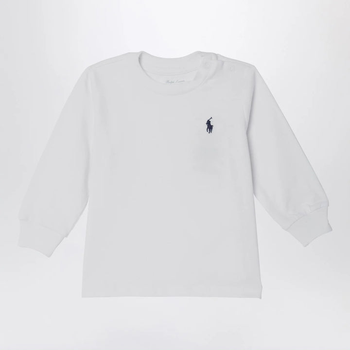 Polo Ralph Lauren - White cotton jersey with logo