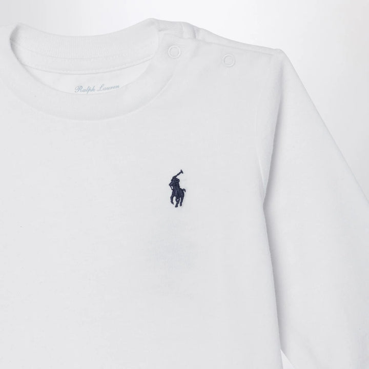 Polo Ralph Lauren - White cotton jersey with logo