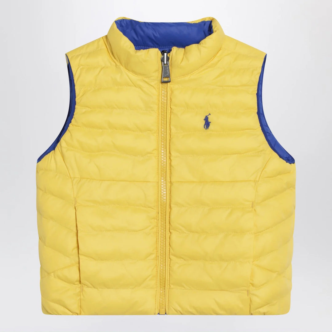 Polo Ralph Lauren - Reversible padded vest in sapphire blue/yellow