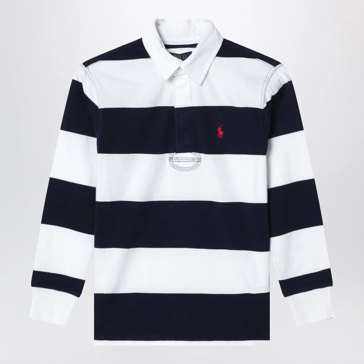 Polo Ralph Lauren - White/navy striped polo shirt
