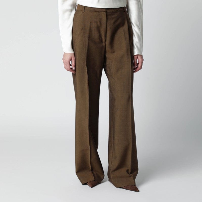 Pants Róhe - Light brown wool-blend trousers - 38 FR Brand