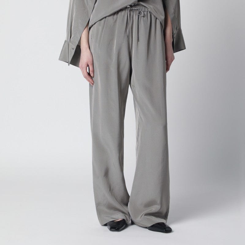 Pants Róhe - Light grey wide striped trousers - 40 FR Brand