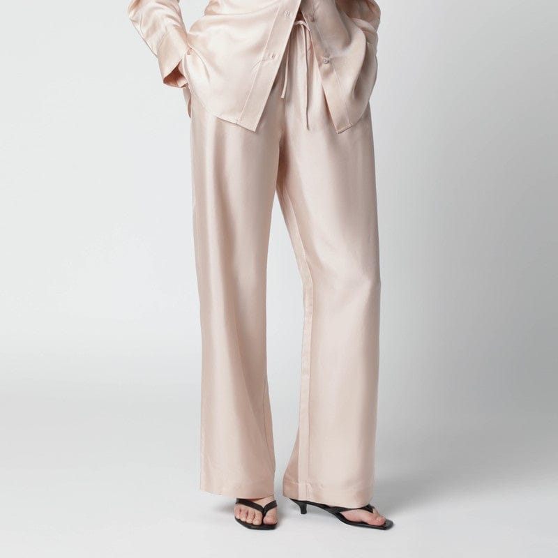 Pants Róhe - Light pink silk trousers - 36 FR Brand