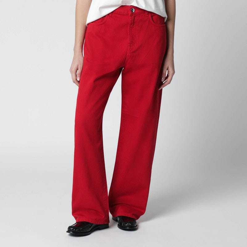 Pants Róhe - Red cotton trousers - 36 FR Brand