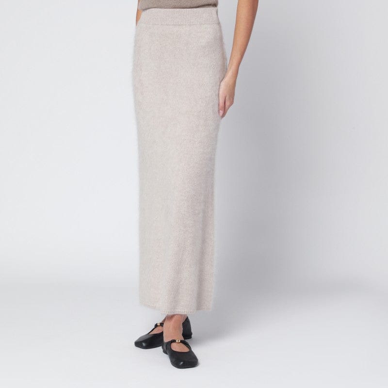 Skirts ALMADA LABEL - Umi skirt in taupe cashmere - S Brand
