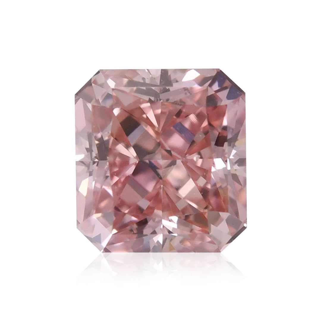 0.43 Carat Fancy Orangy Pink Radiant Argyle Diamond VS2 GIA