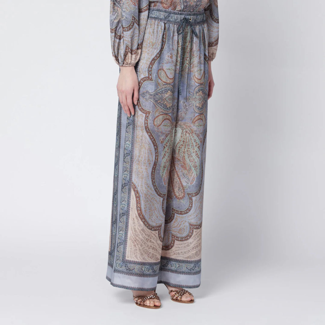 ZIMMERMANN - Wanderlust trousers with tapestry print