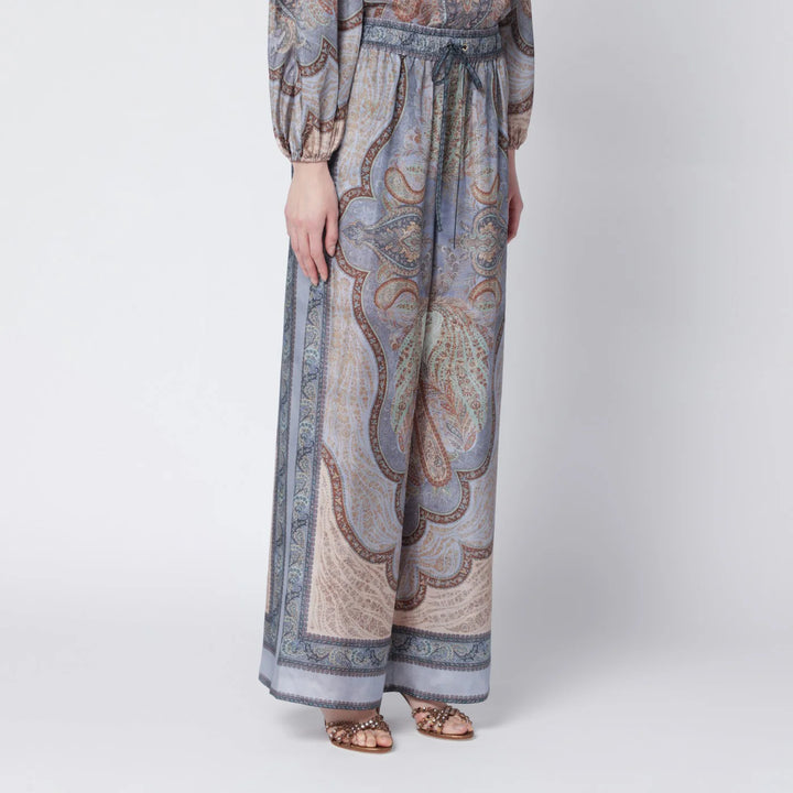 ZIMMERMANN - Wanderlust trousers with tapestry print