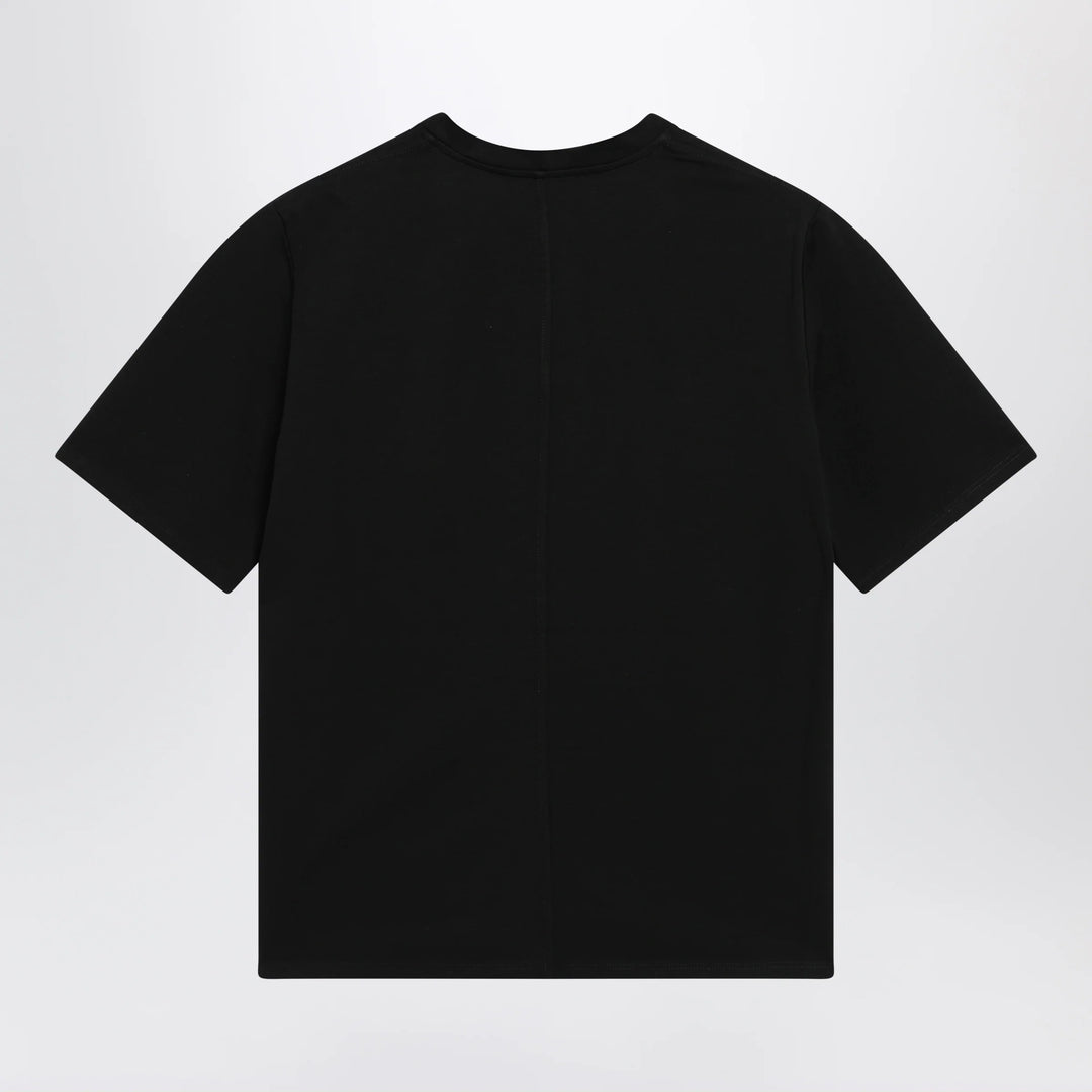 The Row - Black cotton short-sleeve crewneck T-shirt