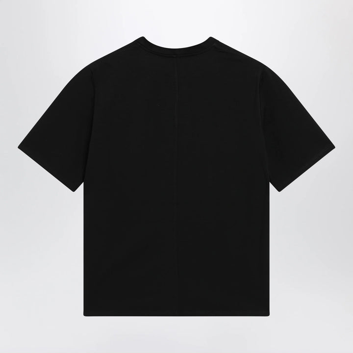 The Row - Black cotton short-sleeve crewneck T-shirt