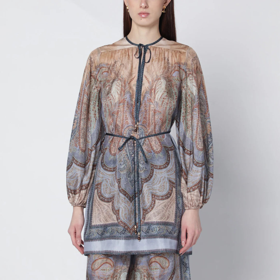 ZIMMERMANN - Wanderlust blouse with tapestry print