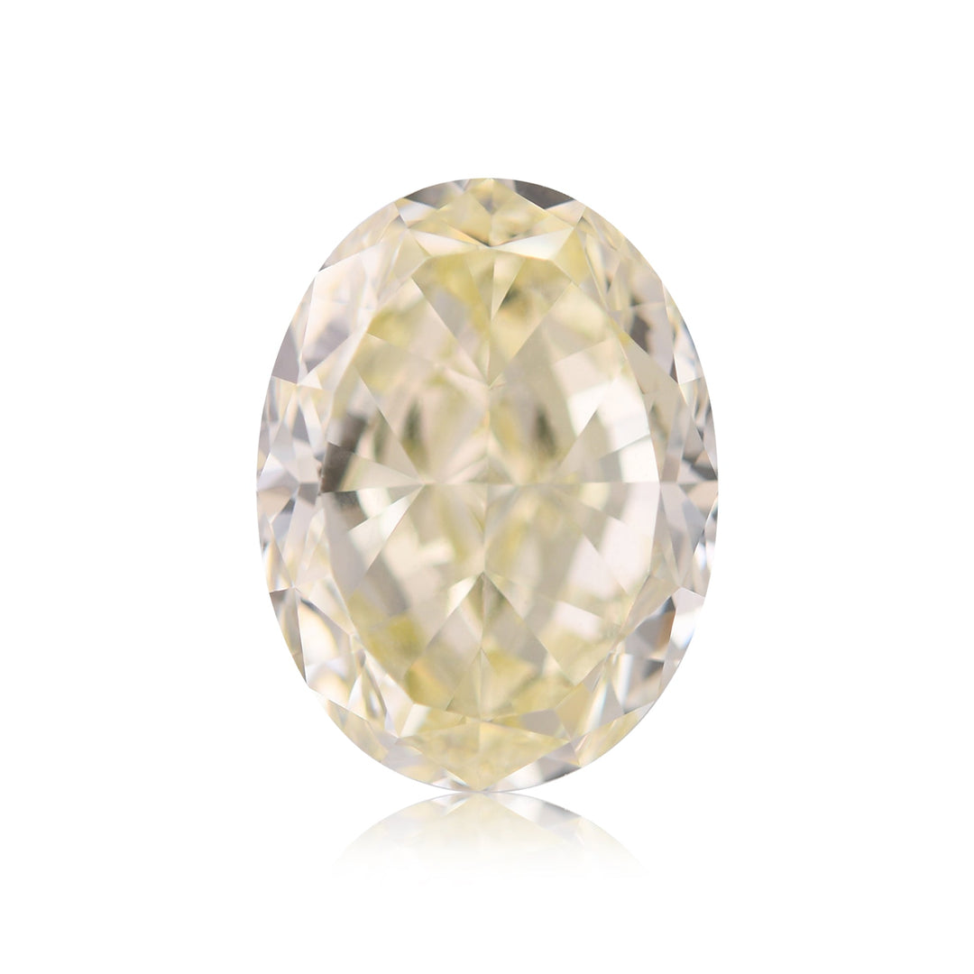 3.08 Carat W-X Oval Diamond VVS1 GIA