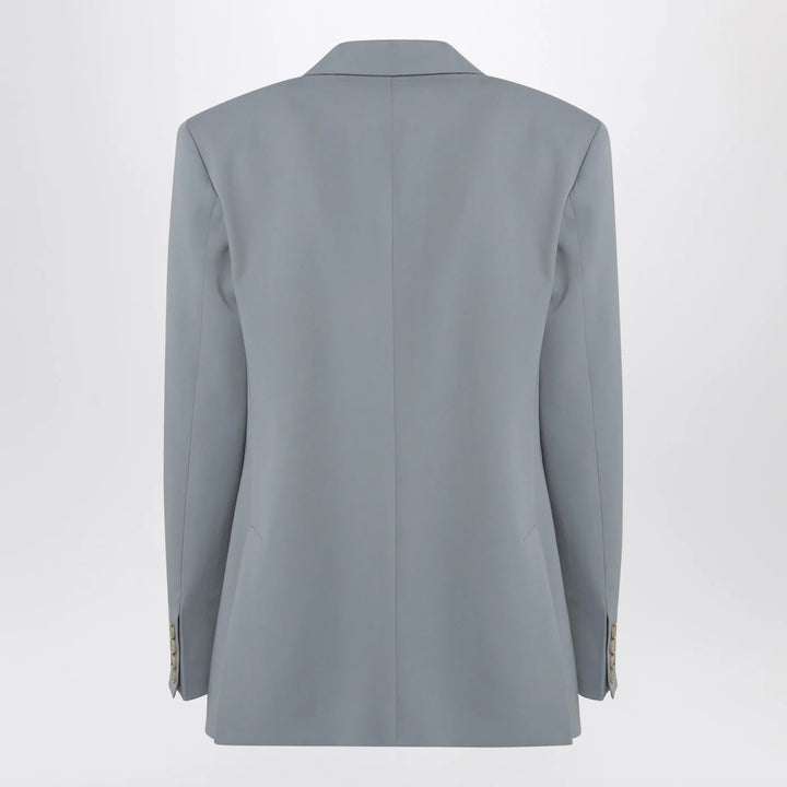 Stella McCartney - Light grey wool double-breasted jacket