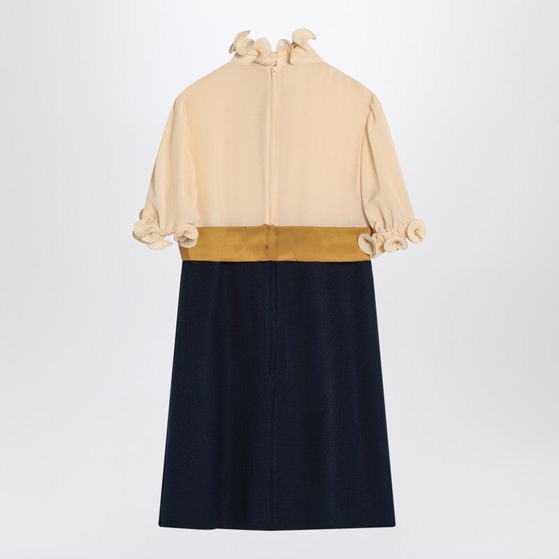 Dresses 42 Valentino Mini dress with ruffles and bow in silk Brand
