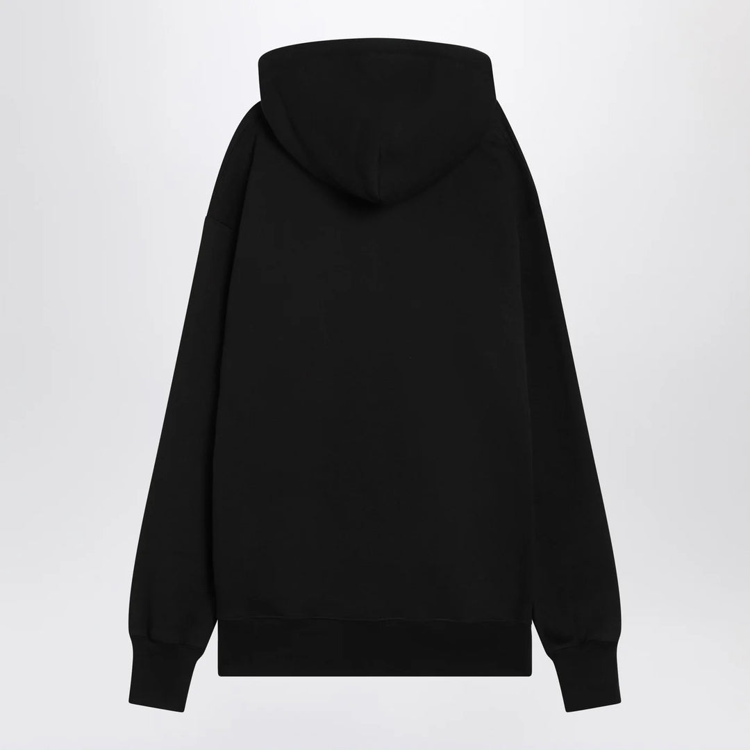 Valentino - Black sweatshirt with Chez Valentino print