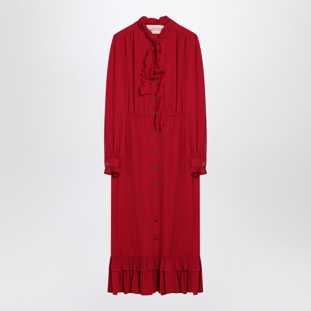 Dresses Valentino Red dress with ruffled bow Brand