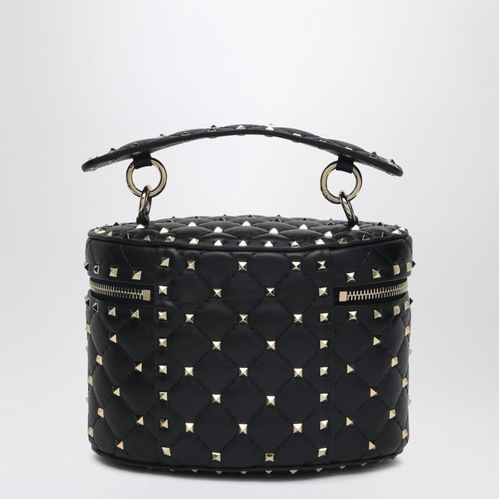 Valentino Garavani Small black Rockstud bucket bag