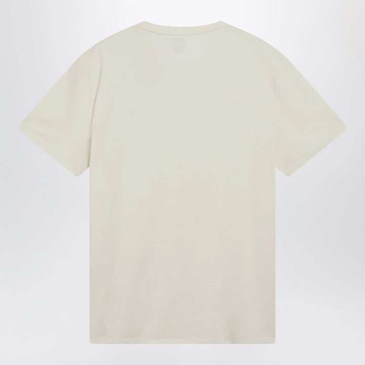 Polo Ralph Lauren - Cream Cotton Custom Slim-Fit T-Shirt