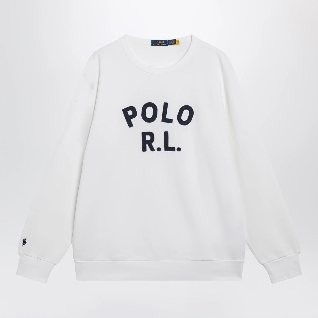 Polo Ralph Lauren - White sweatshirt with logo embroidery