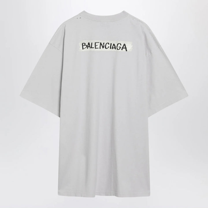 Balenciaga - White Masking Tape T-shirt with medium fit