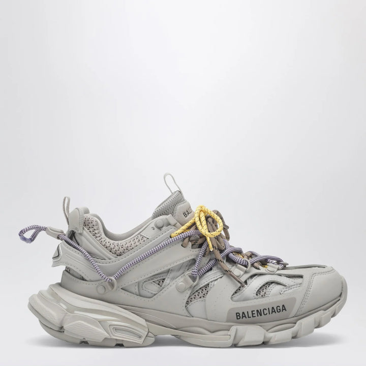 Balenciaga - Track Trail Sneakers in yellow, purple, brown and black