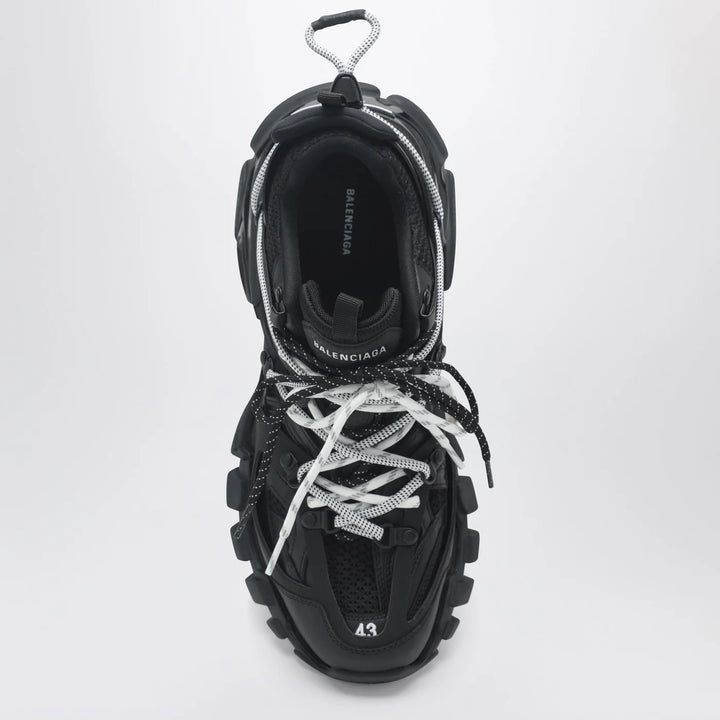 Balenciaga - Low Track Sneakers in black and white