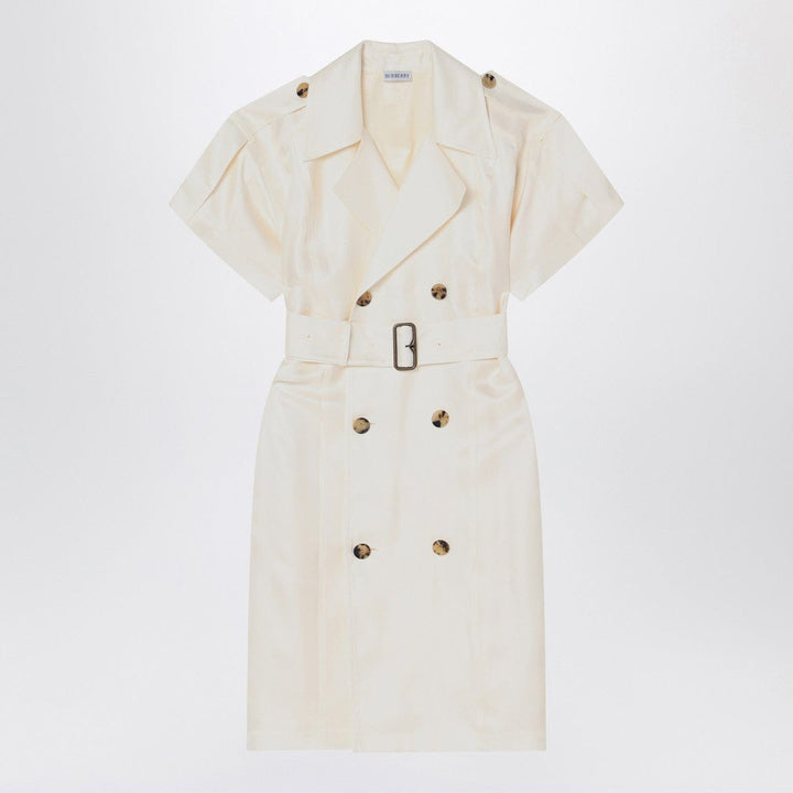 Coats 6 Burberry Ivory trench dress in viscose Brand