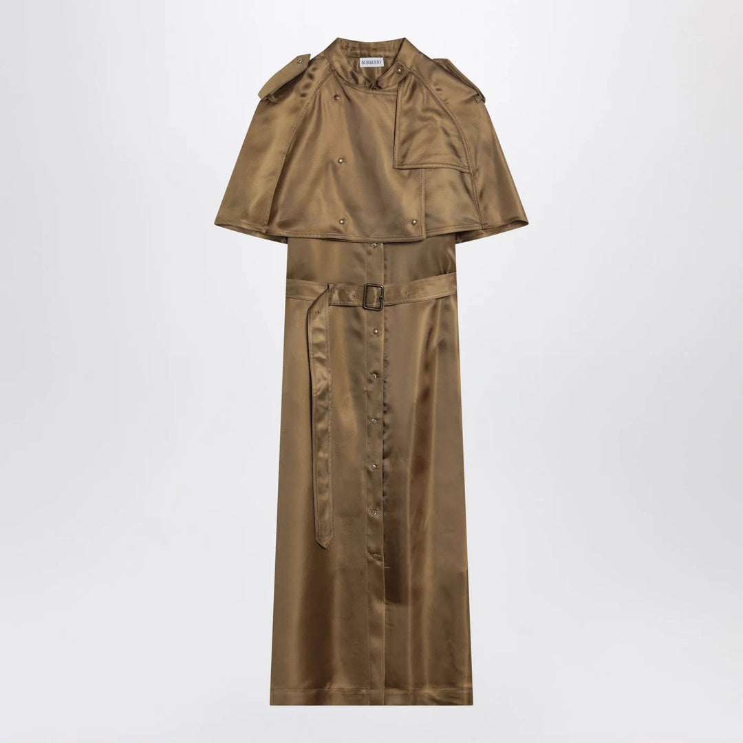 Burberry - Viscose twill trench dress