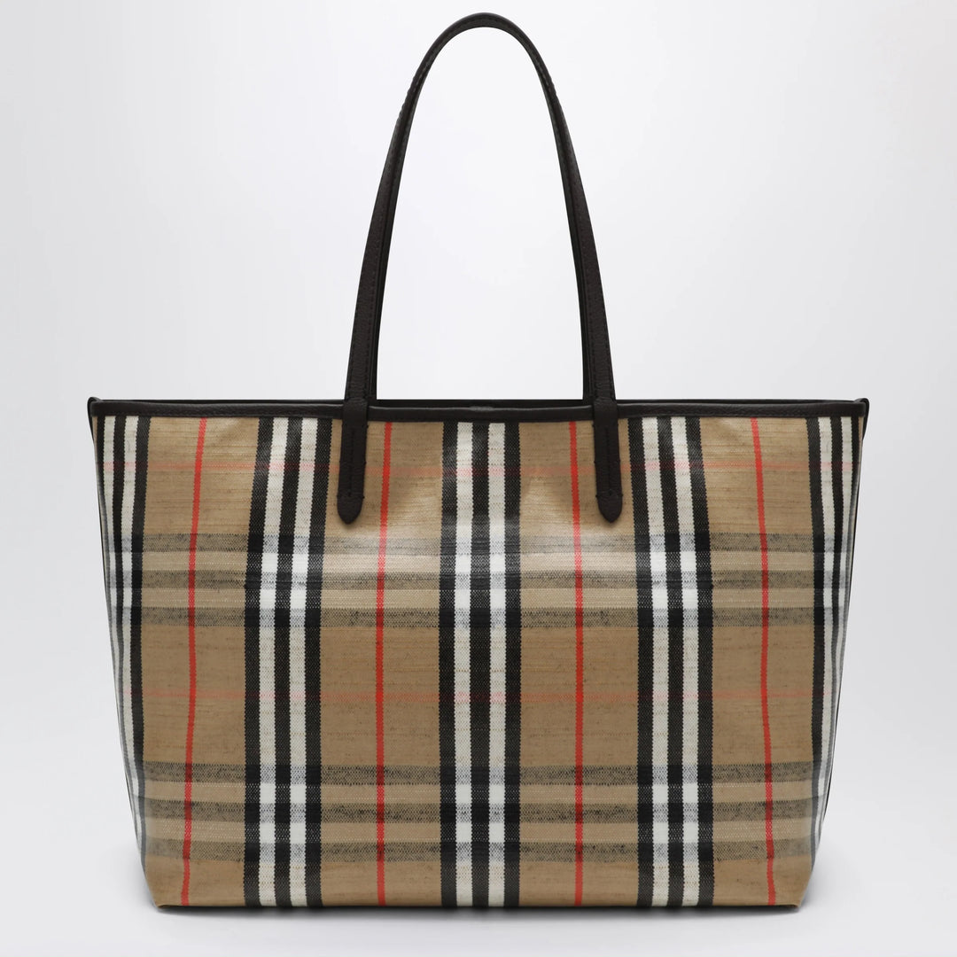 Burberry - Medium Highlands Tote bag in Check pattern