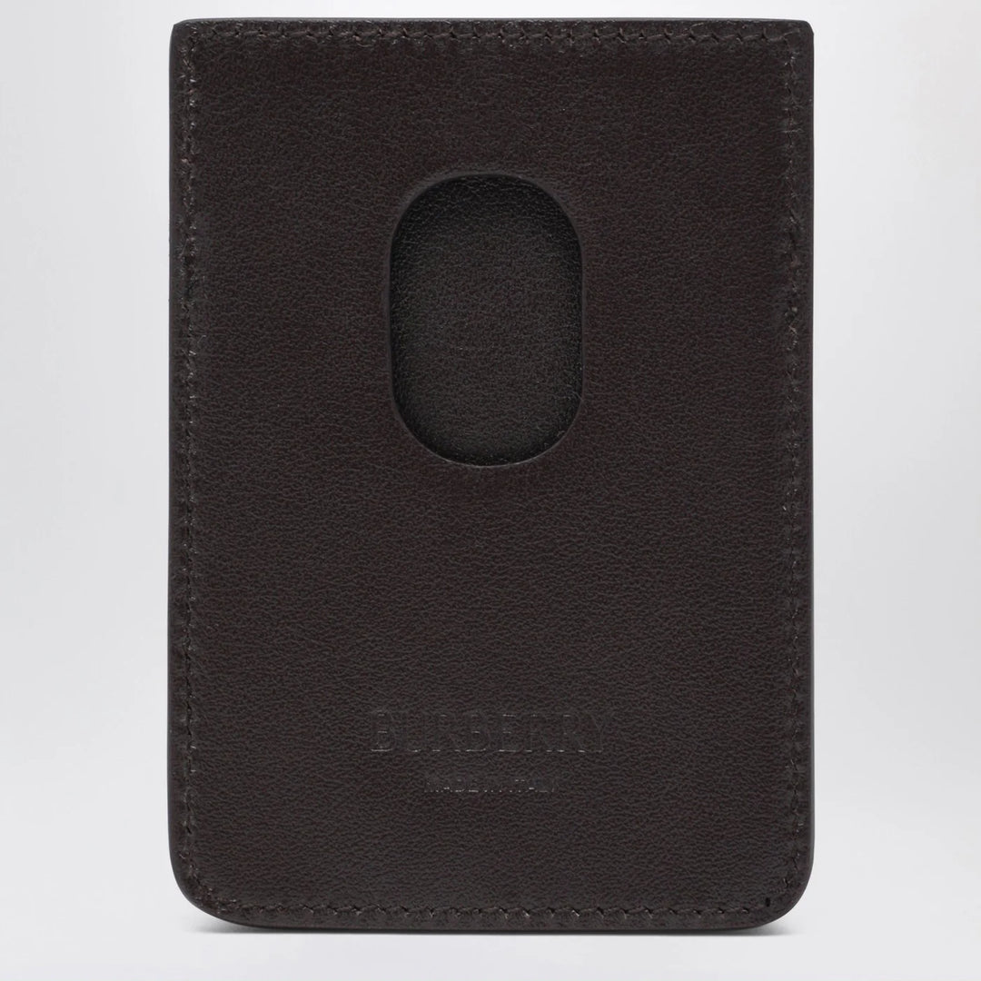 Burberry - Pop Magnetic Card Holder with Check Pattern