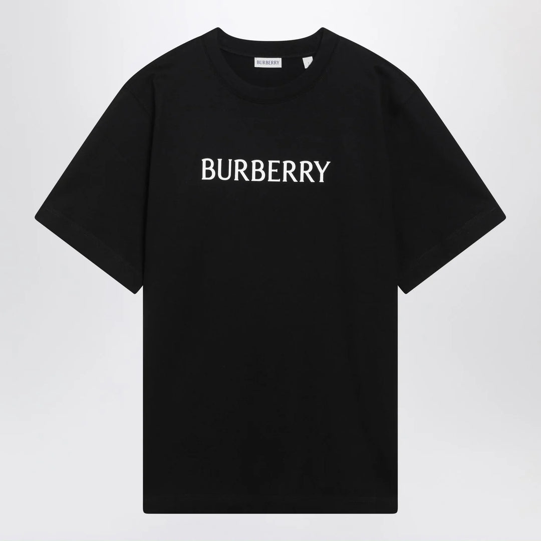Burberry - Black T-shirt with logo print