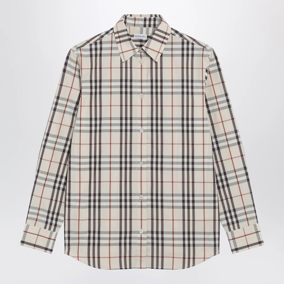 Burberry - Beige Check shirt by Burberry