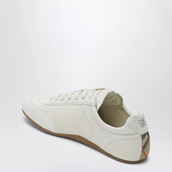 Burberry - Beige leather Knight Runner trainers
