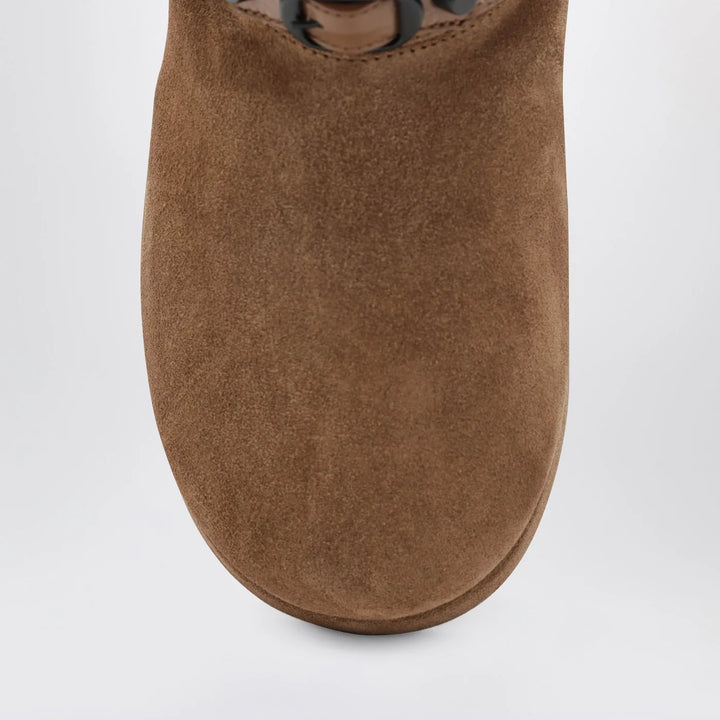 Balenciaga - Alaska Soft camel ankle boots