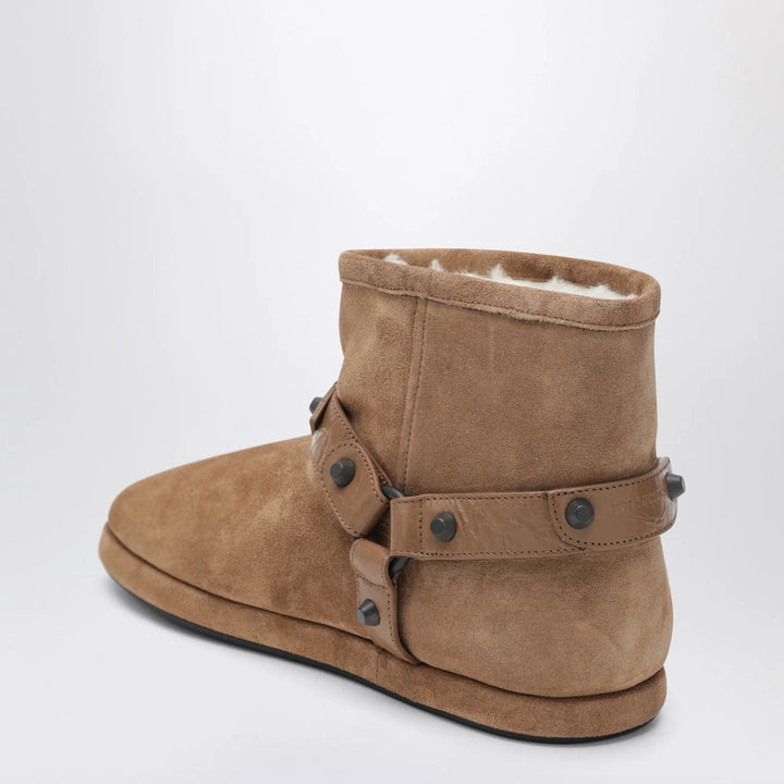 Balenciaga - Alaska Soft camel ankle boots