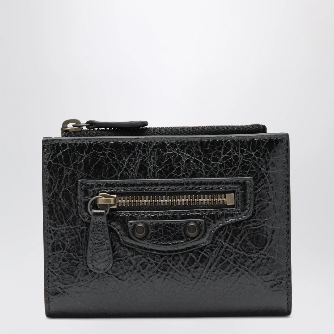 Balenciaga - Le City bi-fold lambskin wallet in black