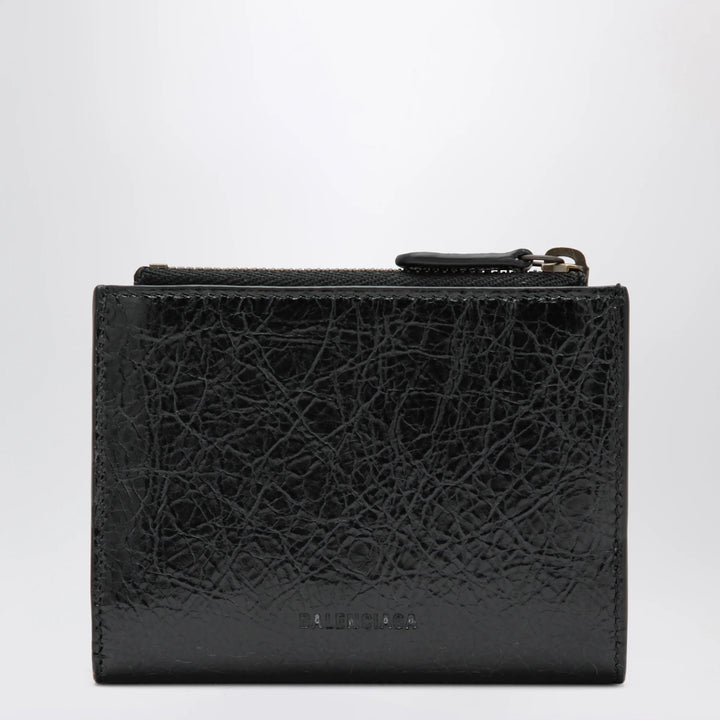 Balenciaga - Le City bi-fold lambskin wallet in black
