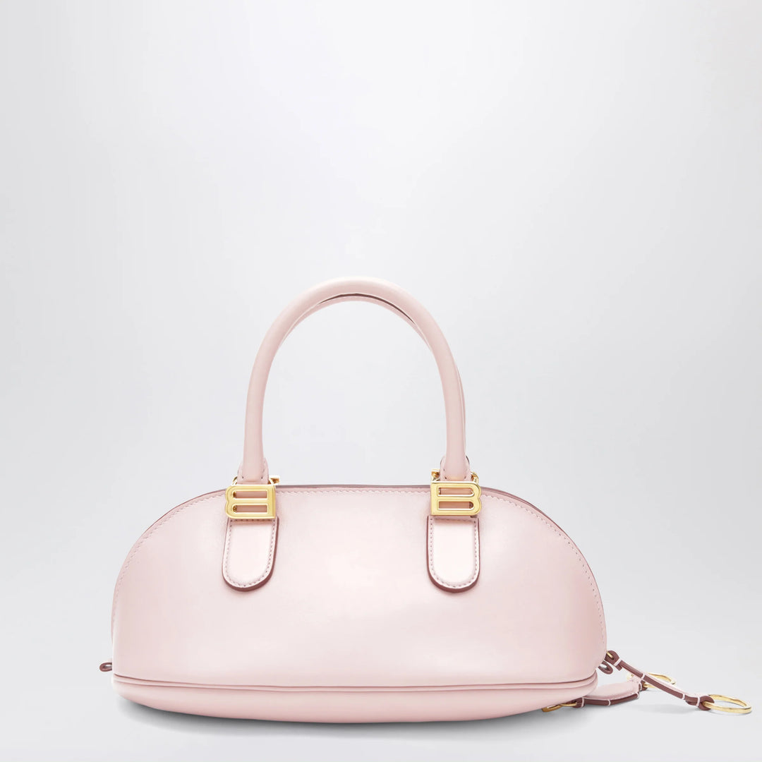 Balenciaga - Pink leather Bolero Mini bowling bag