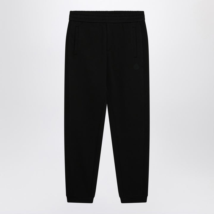 Moncler Black cotton jogging pants
