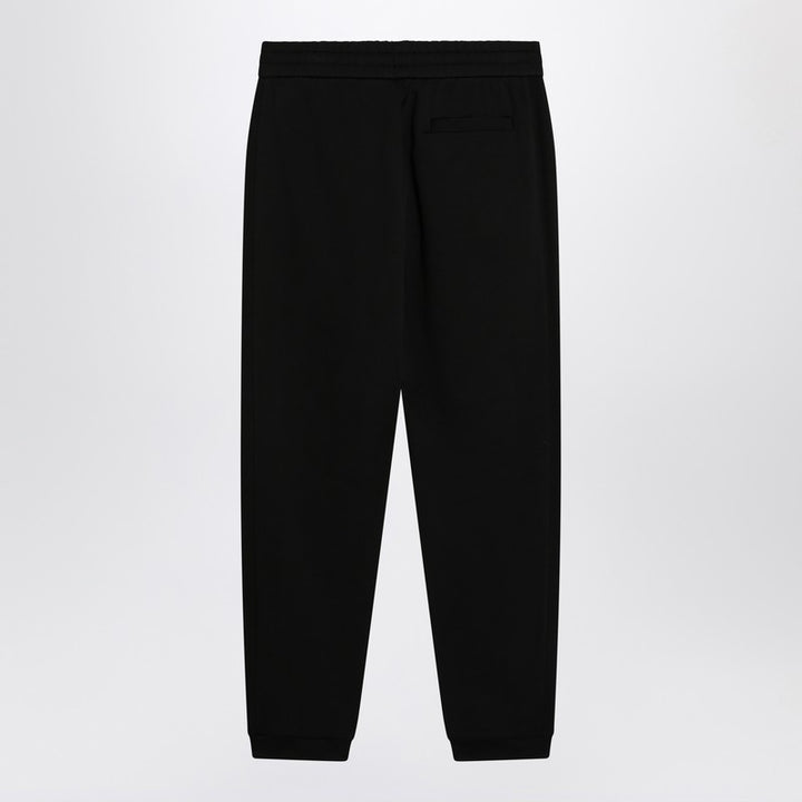 Moncler Black cotton jogging pants