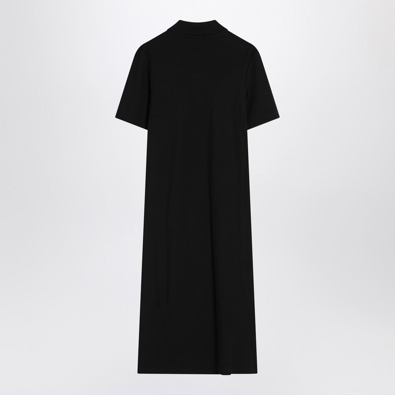 Moncler Black polo dress with logo