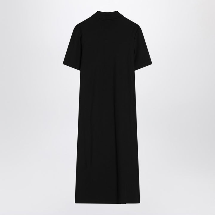 Moncler Black polo dress with logo